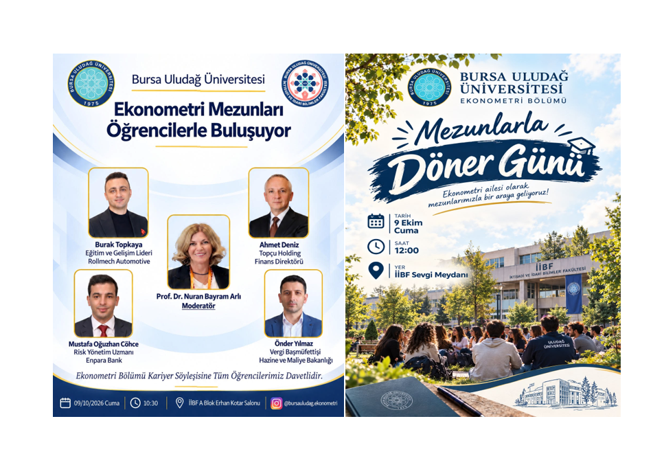 Ekonometri Mezunları Öğrencilerle Buluşuyor